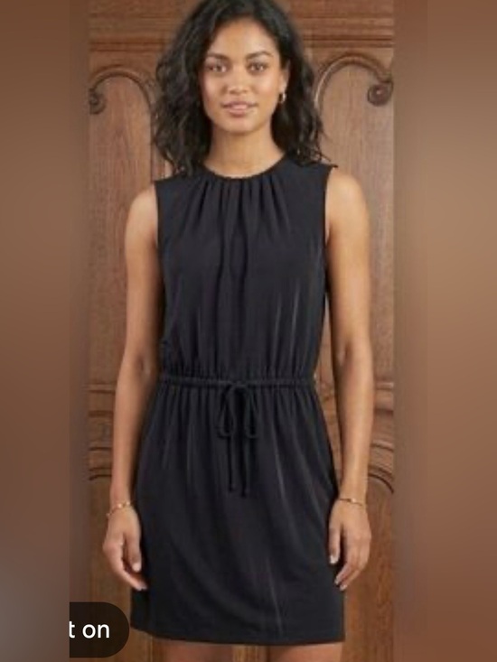 LOFT Dresses & Skirts - Ann Taylor LOFT Classic Blouson Silhouette Drawstring Waist Size Large